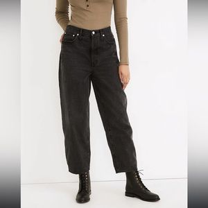 Madewell Balloon Jeans, Bruised Grey, size 28